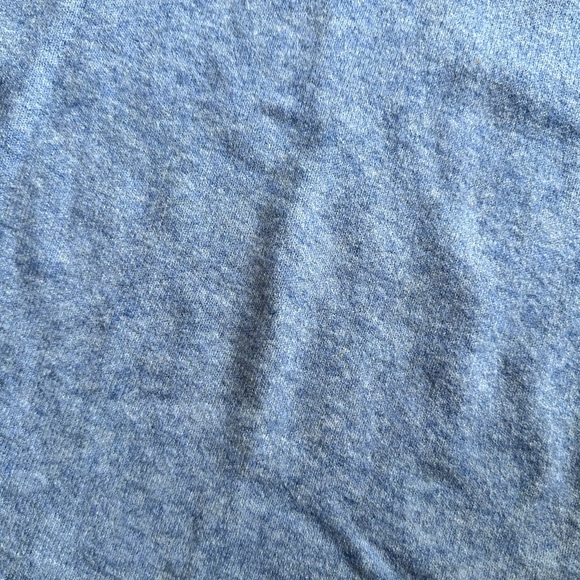 J. Crew Blue turtleneck oversized sweater, wool and alpaca, size XS, light blue - Picture 2 of 6